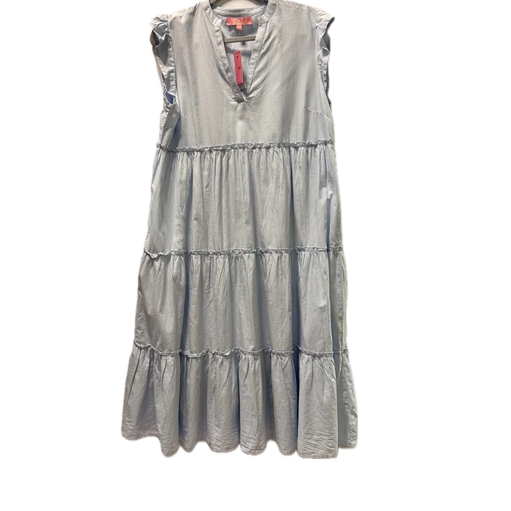 NWT Baby Blue Simply Southern Maxi Dress Size Small
